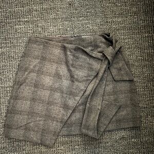 Aritzia plaid mini skirt